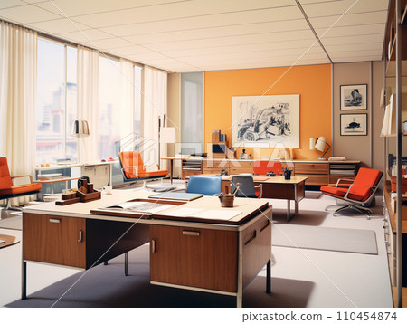 Open office illustration Open office illustration 110454874