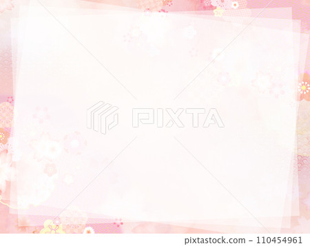 淺櫻花日式框架 110454961