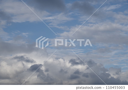 藍天白雲夏季雲朵積雲棉花雲雄偉積雲積雲5 110455003