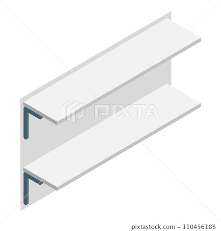 3D Isometric Flat Vector Set of Kitchen Cabinets. Item 2 3D Isometric Flat Vector Set of Kitchen Cabinets. Item 2 110456188
