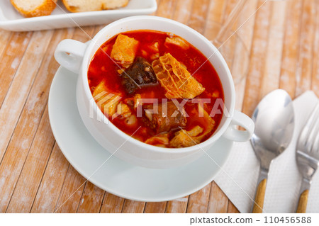 Stewed Madrilenian tripe Callos a la madrilena Stewed Madrilenian tripe Callos a la madrilena 110456588