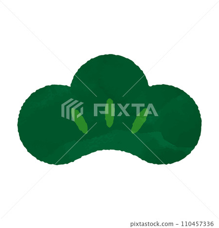 松樹水彩插圖 松樹水彩插圖 110457336