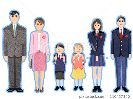 Commemorative photo with parents 110457340