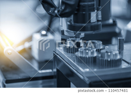 The high technology material handling process by automatic robotic system. 110457481