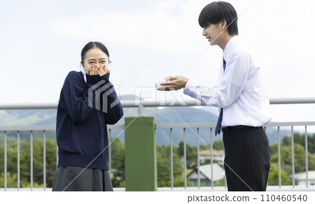 High school boy expressing his feelings High school boy expressing his feelings 110460540