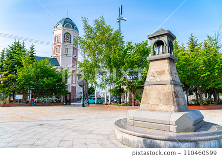 [Hokkaido] Night light at the fairy tale intersection on Sakaimachi Street in Otaru 110460599