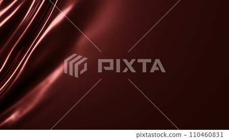 Rippled melted chocolate background material. 3D (horizontal) Rippled melted chocolate background material. 3D (horizontal) 110460831