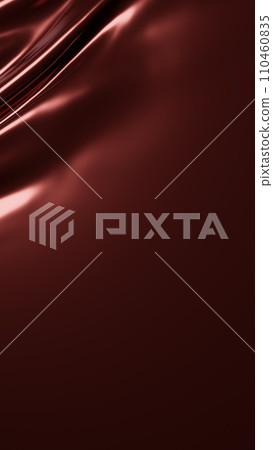 Rippled melted chocolate background material. 3D (vertical) Rippled melted chocolate background material. 3D (vertical) 110460835