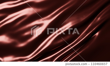 Rippled melted chocolate background material. 3D (horizontal) Rippled melted chocolate background material. 3D (horizontal) 110460837