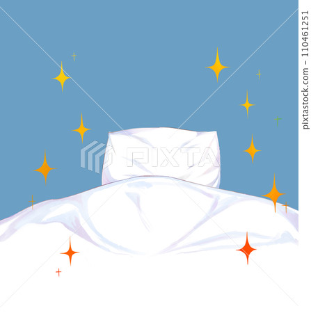 Single bed pillow and futon glitter 110461251