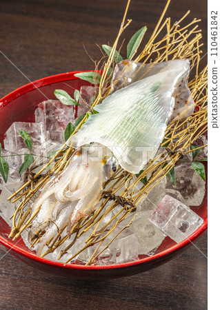 Squid Sashimi Squid Sashimi Squid Sashimi Squid Sashimi 110461842