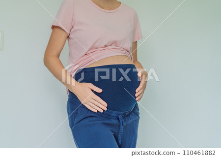 Chic maternity pants, comfy belly insert for expecting moms - stylish, practical, and perfect for the journey into motherhood Chic maternity pants, comfy belly insert for expecting moms - stylish, practical, and perfect for the journey into motherhood 110461882