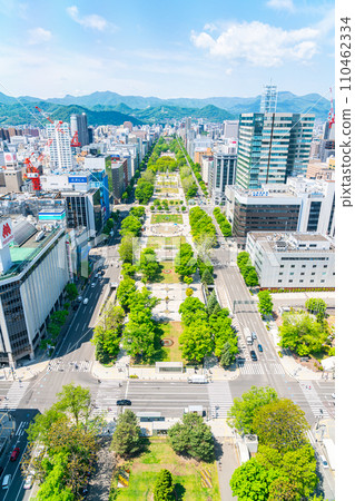 [Hokkaido] Sapporo cityscape seen from Sapporo TV Tower 110462334