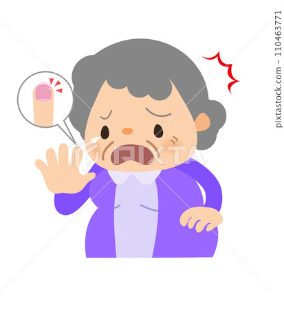 Grandma - Broken nail 110463771