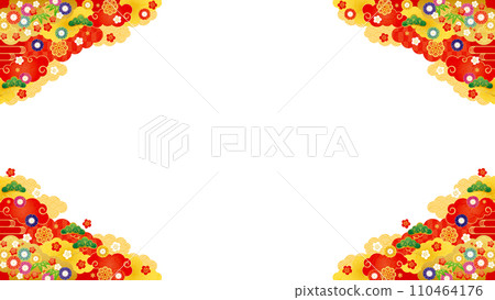 Background material-early spring frame 7-4 110464176