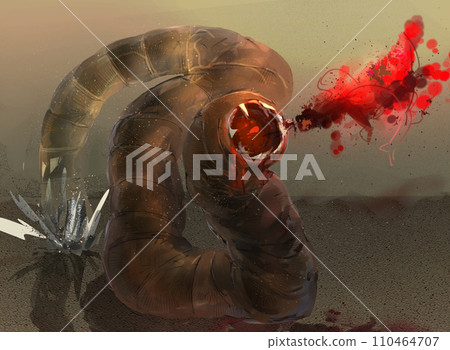 Digital UMA: Mongolian death worm Digital UMA: Mongolian death worm 110464707