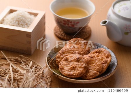 醬油米果和茶（日式茶） 110466499