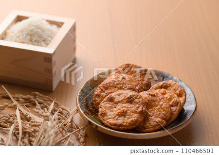 醬油餅乾和米飯 醬油餅乾和米飯 110466501