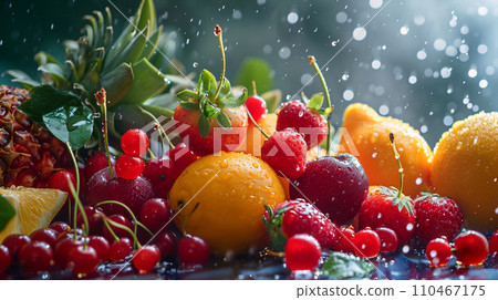 春季和夏季收穫的水果 110467175