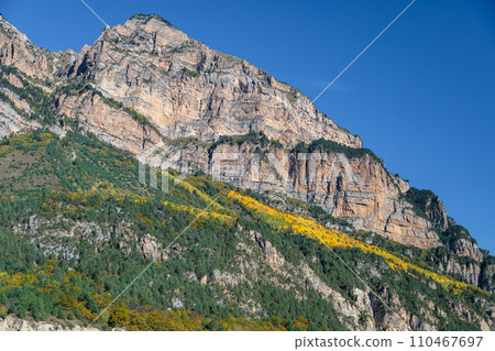 Landscape with rocky mountains Landscape with rocky mountains 110467697