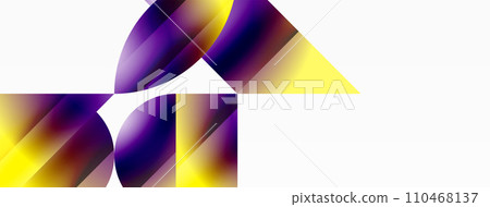 Minimalism meets gradient allure. Geometric shapes intertwine in a tranquil backdrop. Subtle hues meld, creating serene yet dynamic canvas, testament to modern aesthetics Minimalism meets gradient allure. Geometric shapes intertwine in a tranquil backdrop. Subtle hues meld, creating serene yet dynamic canvas, testament to modern aesthetics 110468137