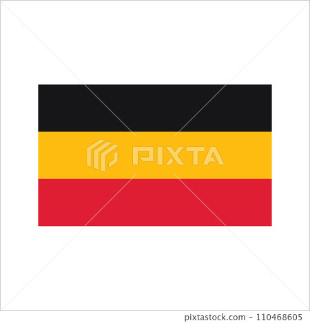 belgium flag icon vector template 110468605