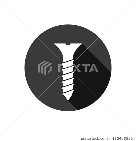 screw icon vector screw icon vector 110468836