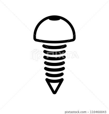 screw icon vector screw icon vector 110468843