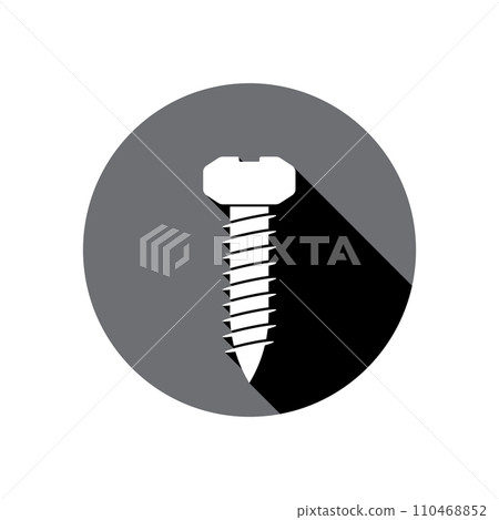 screw icon vector 110468852