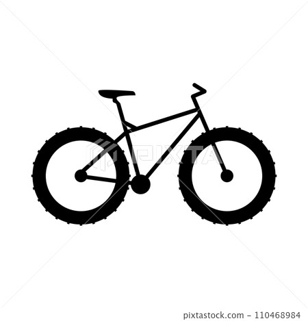 fat bike icon vector 110468984
