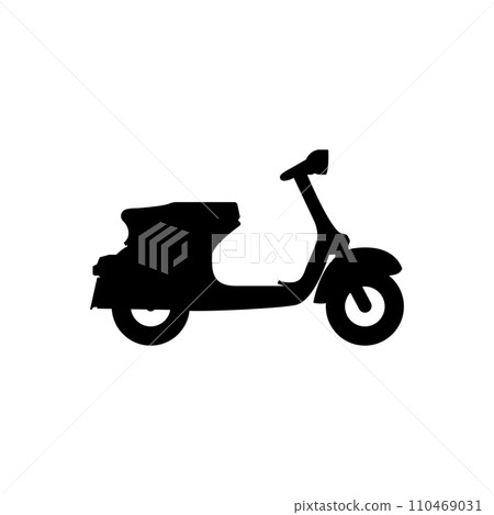Vespa motorbike icon vector Vespa motorbike icon vector 110469031