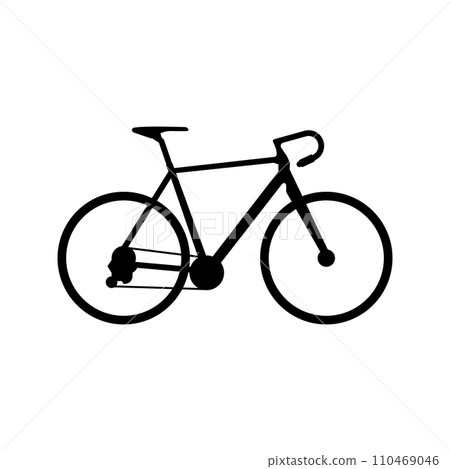 cyclocross bike icon vector 110469046