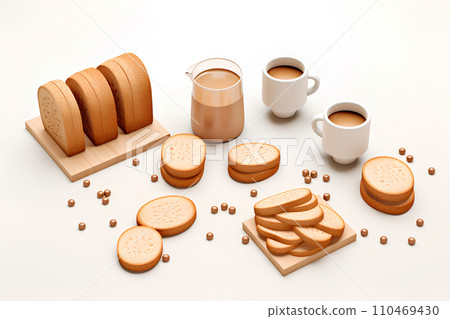 Coffee and bread Coffee and bread 110469430