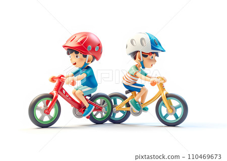 自行車和男孩 110469673