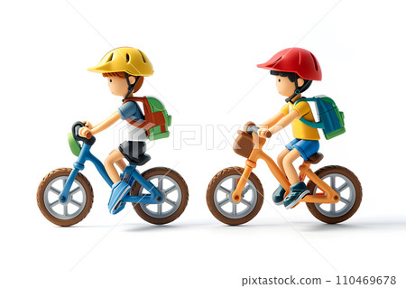 自行車和男孩 110469678