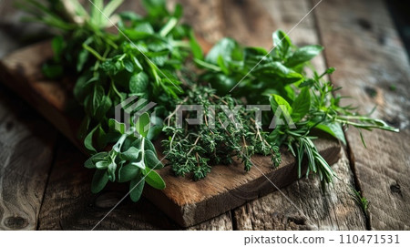 Bunches of different garden fresh 110471531