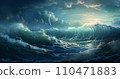 rough sea 110471883