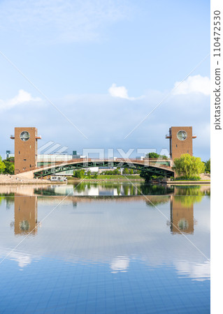 富山縣富輪運河環水公園風景 110472530