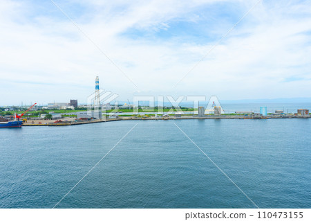 Toyama Prefecture, scenery from Toyama Port Observation Deck Toyama Prefecture, scenery from Toyama Port Observation Deck 110473155
