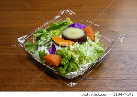 Side dish steamed vegetable salad 110474141