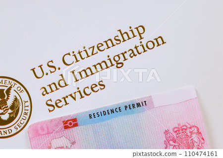 Residence Permit is U.S. Immigrant documents Department of homeland Security United States Citizenship and Immigration Services 110474161