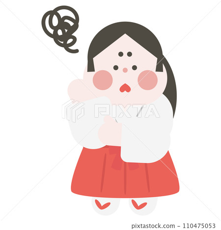 Worried shrine maiden 110475053