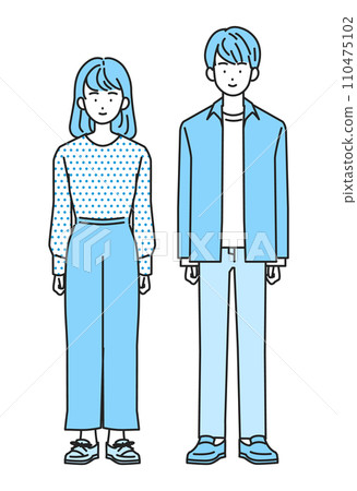 便衣學生男女 110475102