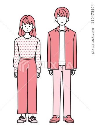 便衣學生男女 110475104