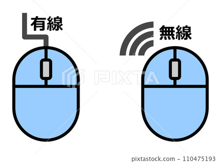 Illustration of a mouse operating a computer 110475193