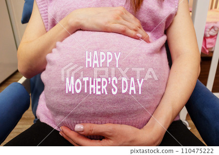 Celebrating Motherhood, An Expectant Mothers Joyful Anticipation on Mothers Day Celebrating Motherhood, An Expectant Mothers Joyful Anticipation on Mothers Day 110475222