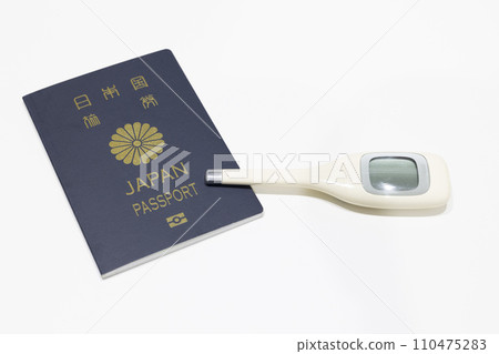 護照和溫度計 護照和溫度計 110475283