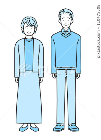 Senior generation couple Senior generation couple 110475308
