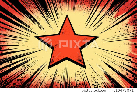 Color abstract cartoon background or children playground banner design element. overlay colorful spotty pattern of geometric shape, line and dot in trendy 110475871
