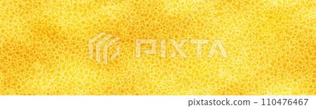 Bright yellow foam sponge seamless pattern 110476467